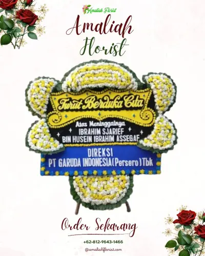 Papan Bunga Duka di Cikidang
